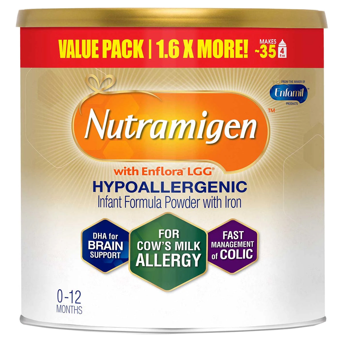 Nutramigen with Enflora LGG Infant Formula Powder 12.60 oz. Can