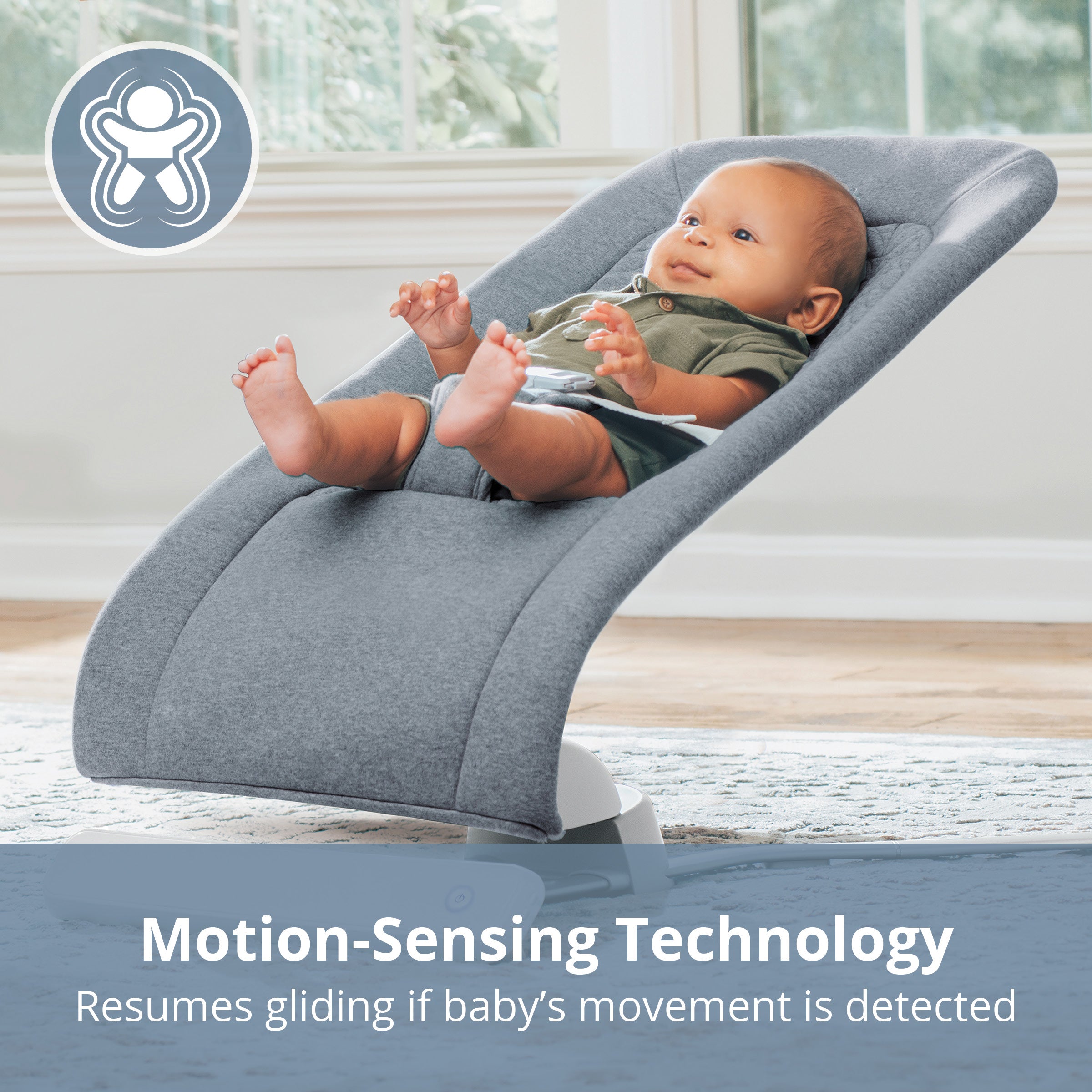 E-Motion Auto-Glider & Bouncer - Grey