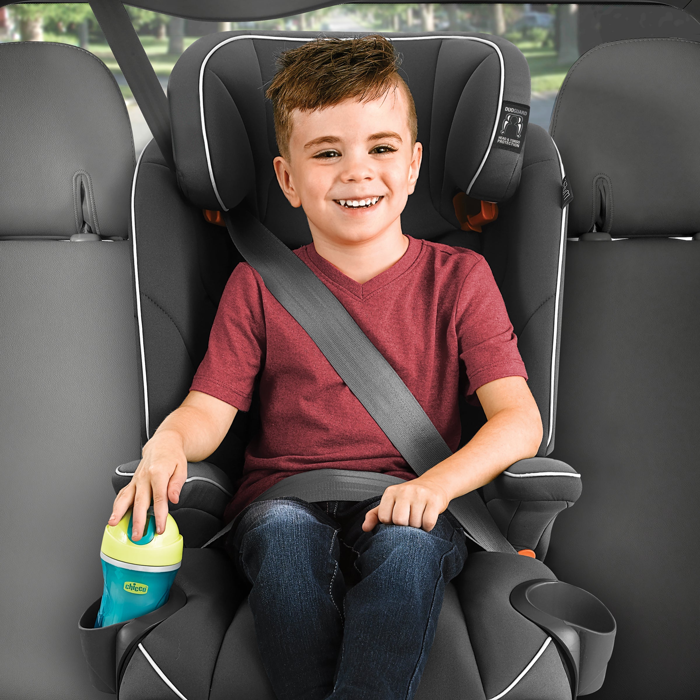 MyFit Harness + Booster Car Seat - Fathom