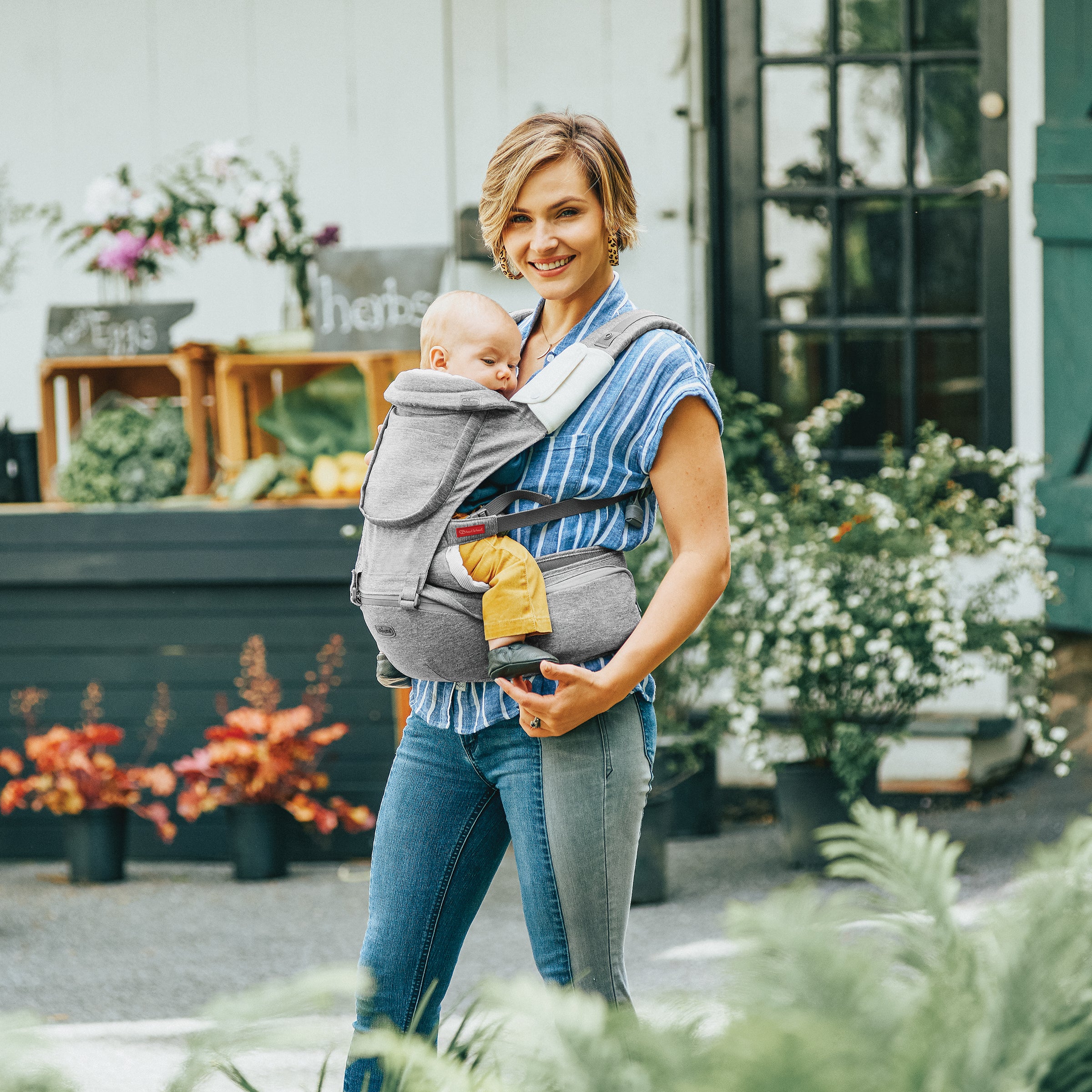 SideKick Plus 3-in-1 Hip Seat Carrier - Denim