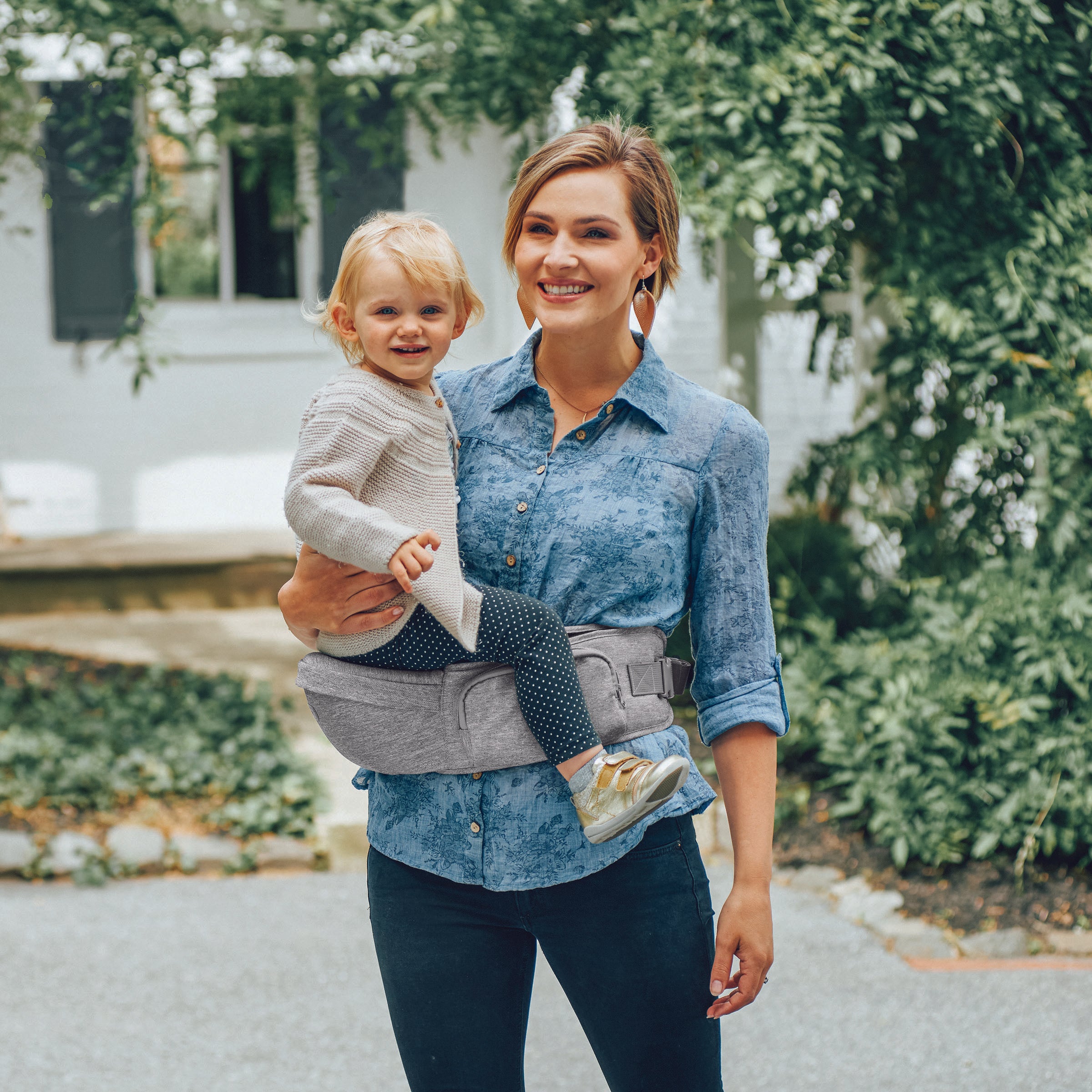 SideKick Plus 3-in-1 Hip Seat Carrier - Denim