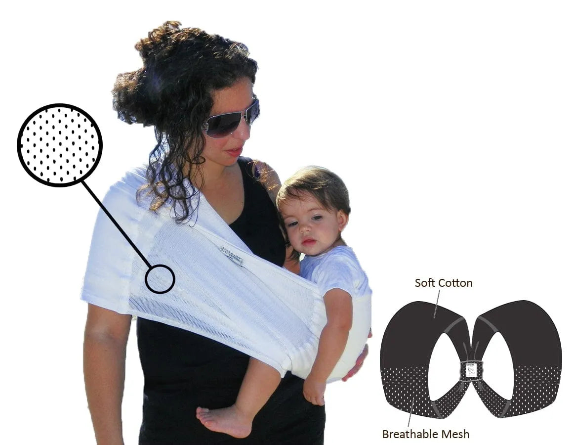 Baby K'tan Breeze Baby Carrier | White