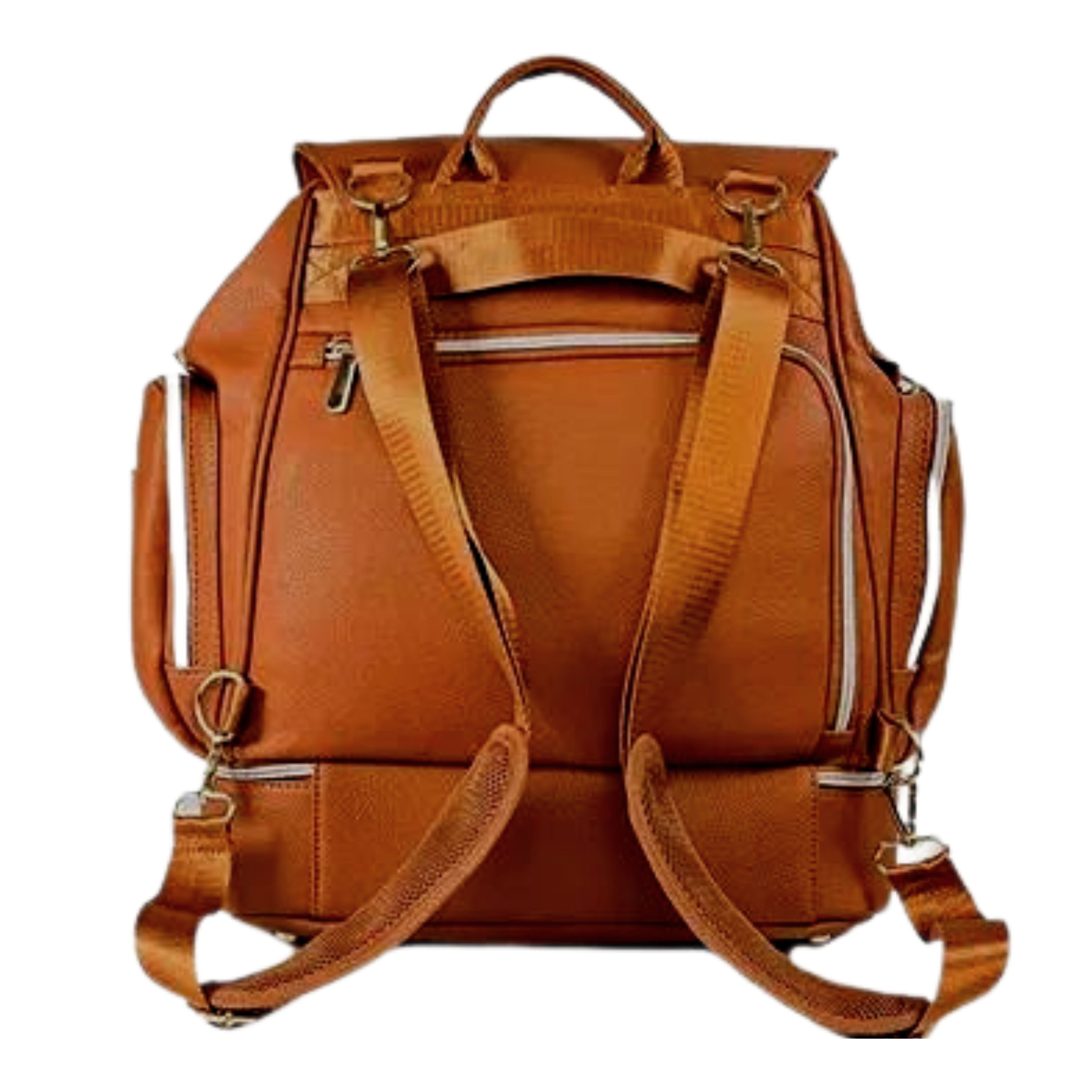 Leather Diaper Backpack