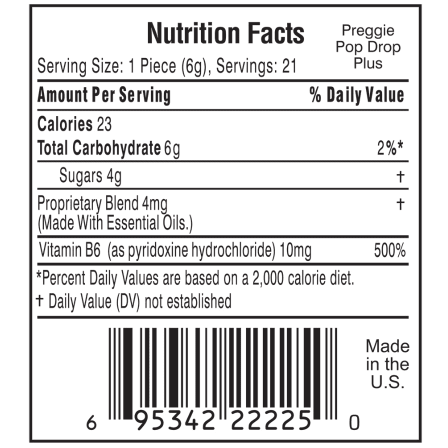 Nausea Drops with Vitamin B6 by The Spoiled Mama