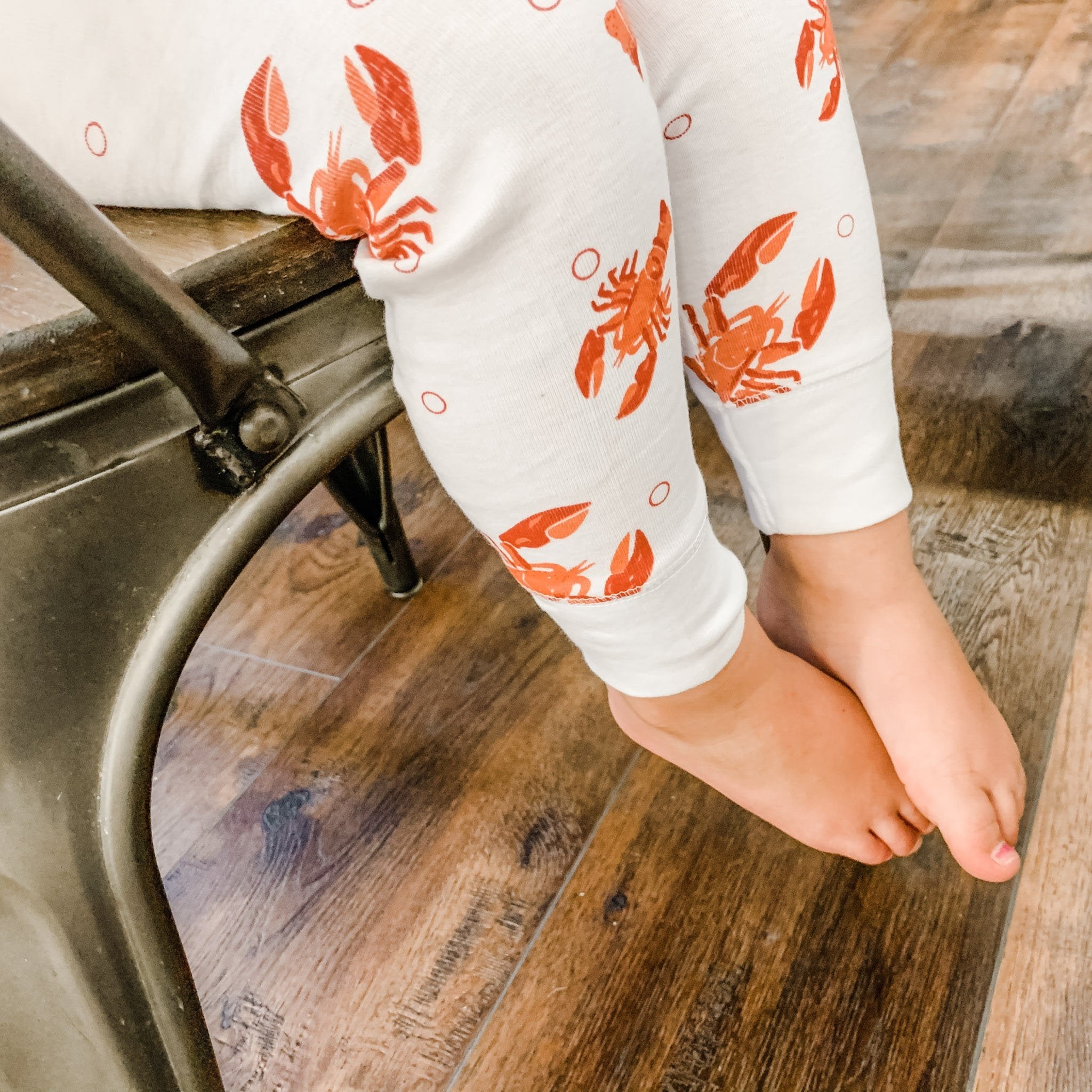 Heads or Tails Lobster Crawfish Pajamas by Little Hometown