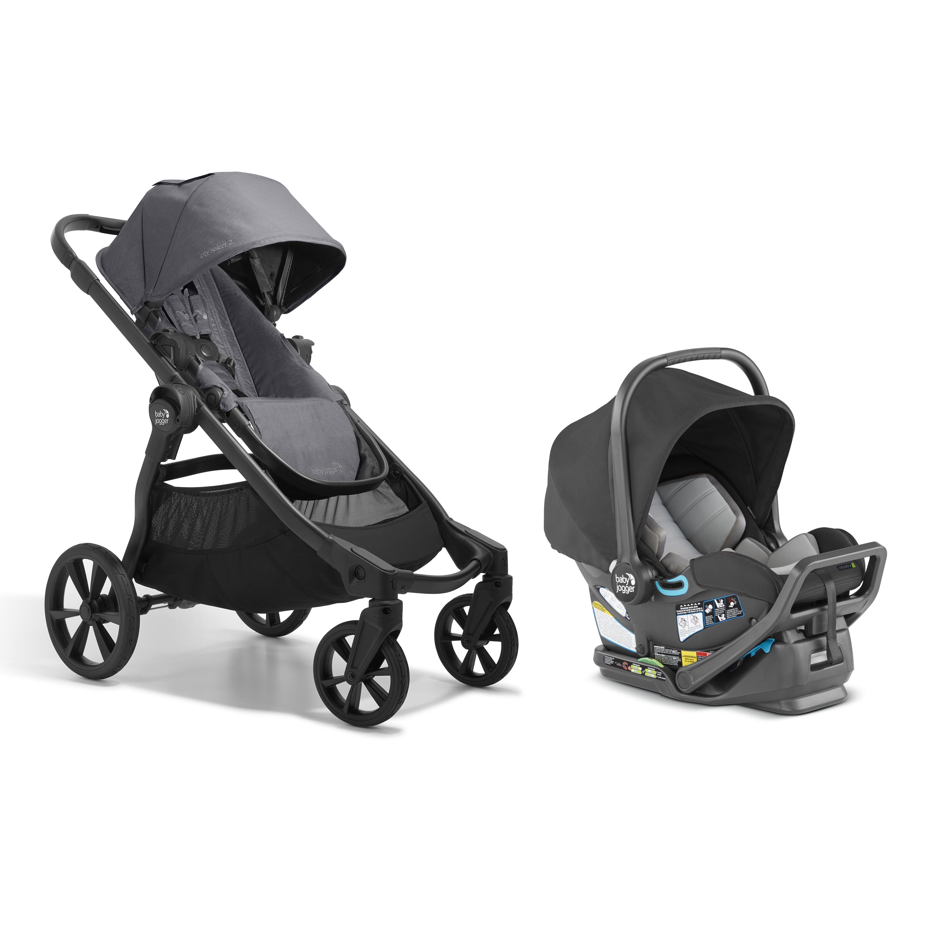 City Select 2 w/City GO 2 Travel System - Radiant Slate