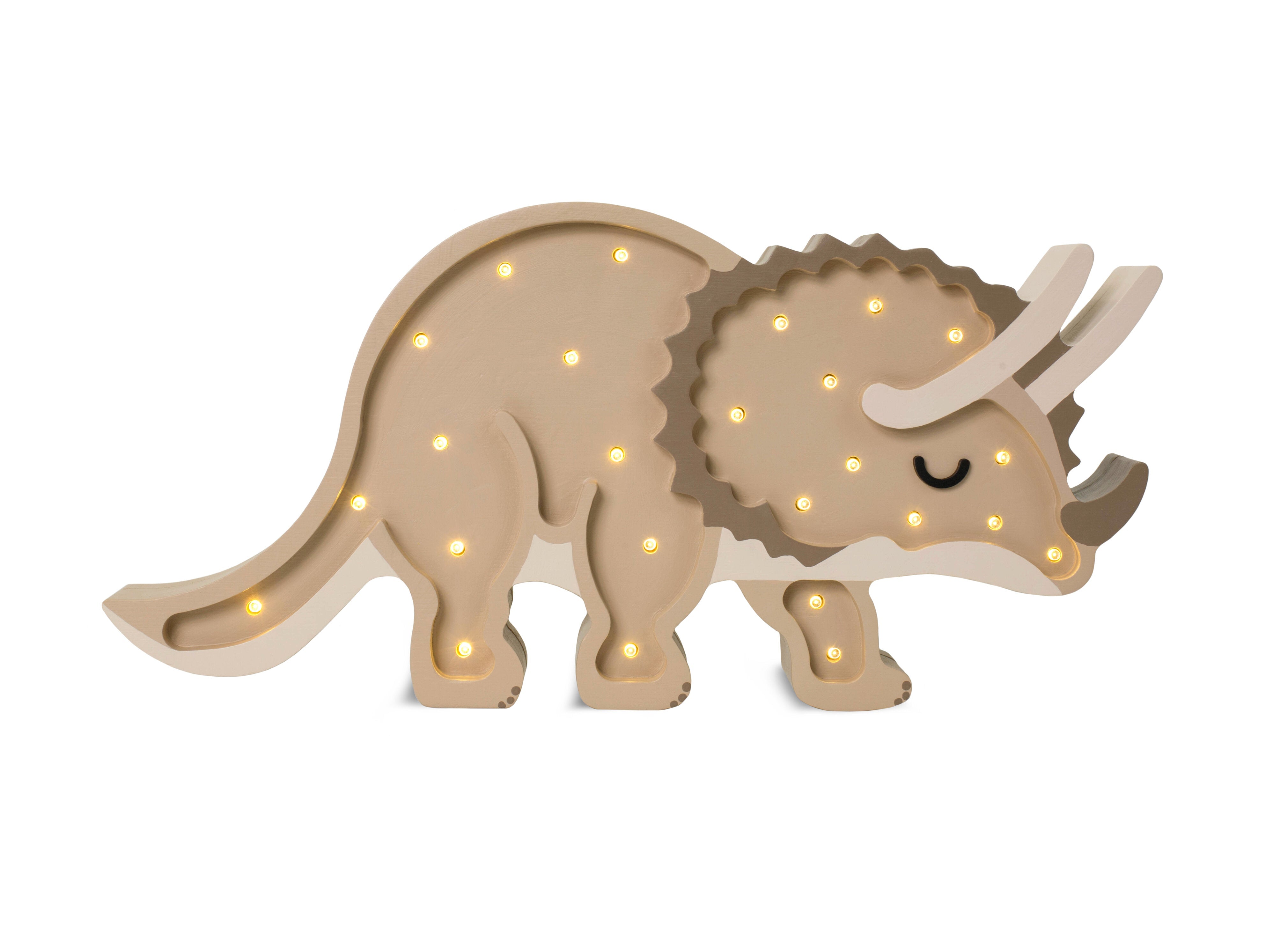 Little Lights Triceratops Dinosaur Lamp by Little Lights US