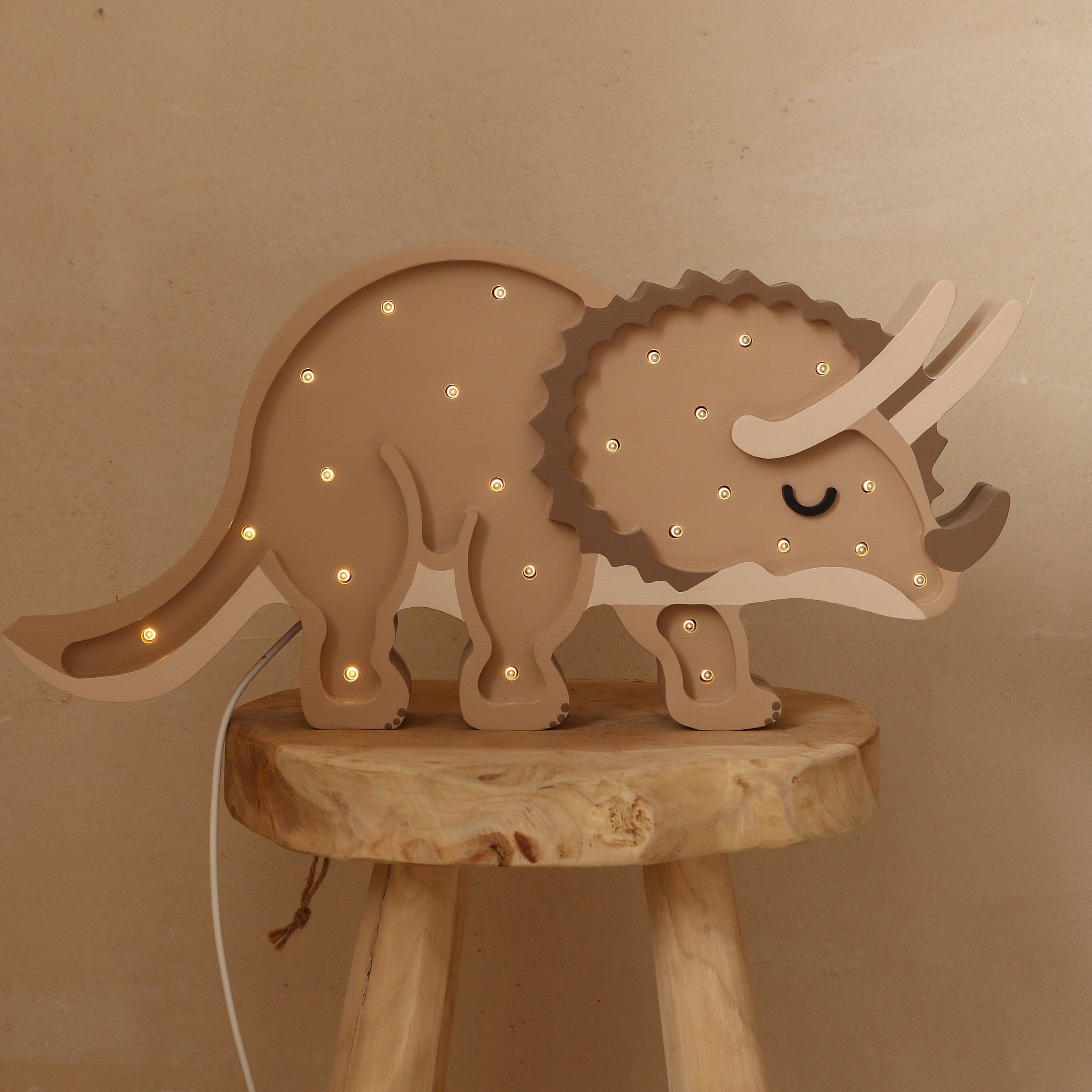 Little Lights Triceratops Dinosaur Lamp by Little Lights US