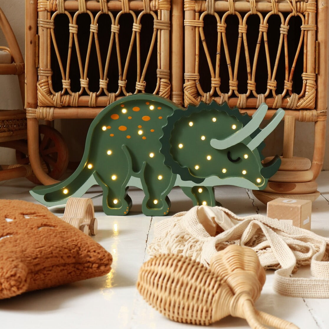 Little Lights Triceratops Dinosaur Lamp by Little Lights US