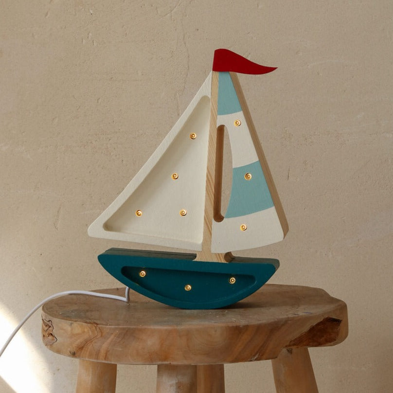 Little Lights Mini Sailboat Lamp by Little Lights US