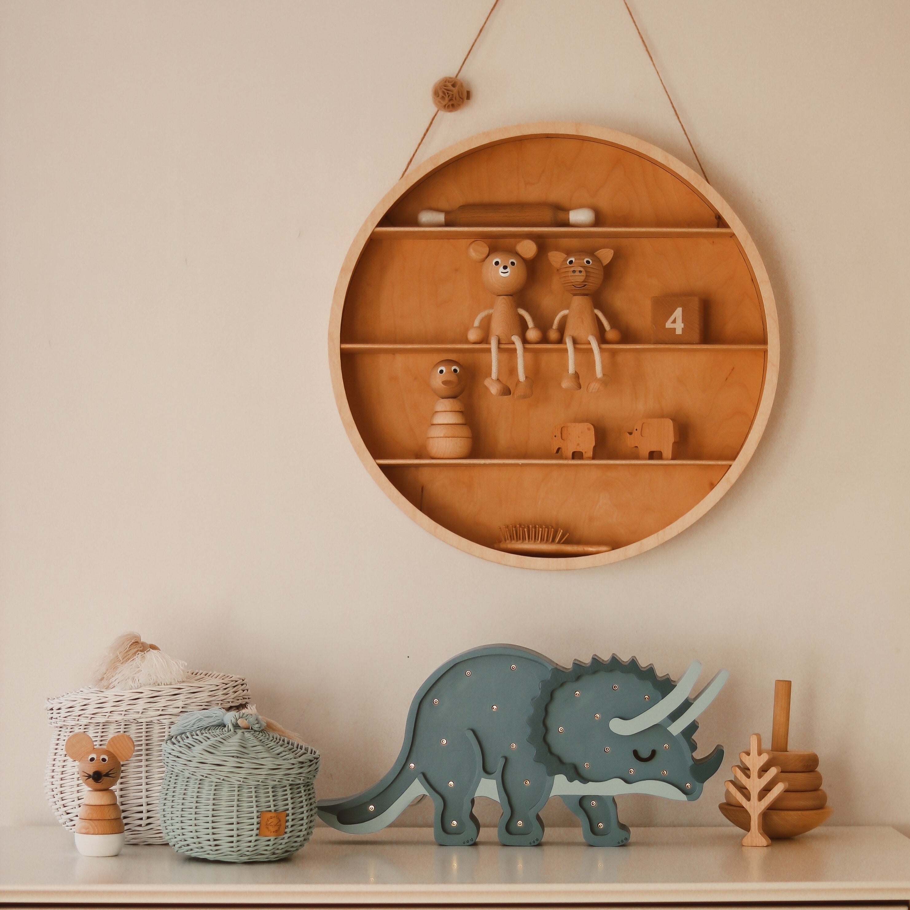 Little Lights Triceratops Dinosaur Lamp by Little Lights US